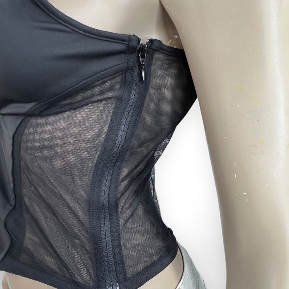 NWT EXPRESS Black Corset Top M - Picture 5 of 10